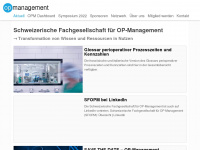 op-management.ch Webseite Vorschau