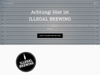 illegalbrewing.at Webseite Vorschau