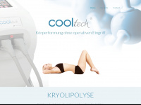 cooltech-kryolipolyse.at Webseite Vorschau