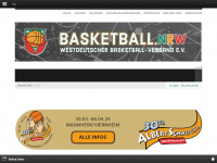 basketball.nrw Webseite Vorschau