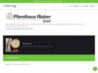 pfandhaus-gmbh.de Webseite Vorschau