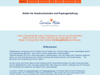 cornelia-milde.de Webseite Vorschau