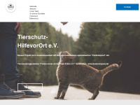 tierschutz-hilfevorort.de Webseite Vorschau