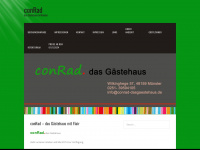 conrad-dasgaestehaus.de Webseite Vorschau