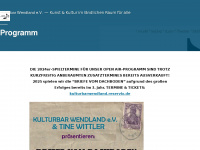 kulturbarwendland.de Webseite Vorschau