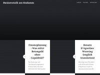 businesstalk-kudamm.com Webseite Vorschau