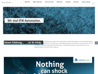 efw-automation.com Webseite Vorschau