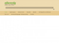 allwoody.ch Webseite Vorschau