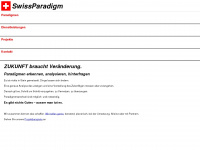 swissparadigm.ch Webseite Vorschau
