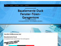 bauelemente-duck.de Webseite Vorschau