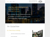 unfallmedizin-gutachteninstitut.de Webseite Vorschau