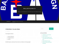 balladklub.wordpress.com Webseite Vorschau