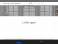 immobilienmakler-reutlingen.com Webseite Vorschau