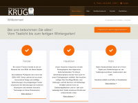 krug-baumontage.de Webseite Vorschau