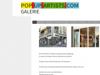 pop-up-artists.com Webseite Vorschau