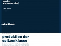 rz-druckhaus.com Webseite Vorschau