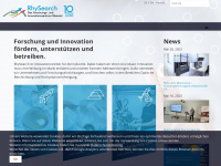 rhysearch.ch Webseite Vorschau