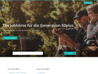 50plus-jobs.ch Webseite Vorschau