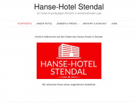 hanse-hotel-stendal.com Webseite Vorschau