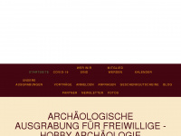 archaeologie-erlebnis.eu Webseite Vorschau
