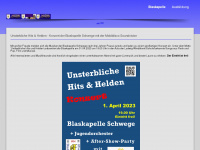 blaskapelle-schwege.de Webseite Vorschau