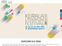 keralaliteraturefestival.com Webseite Vorschau