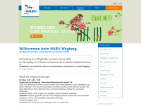 nabu-wegberg.de Webseite Vorschau