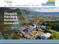 oekopark-gewerbepark.at Webseite Vorschau