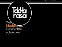tabularasa-agentur.de Webseite Vorschau