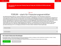forum-direkt.de Webseite Vorschau