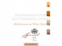 brennerei-hotel.de Webseite Vorschau
