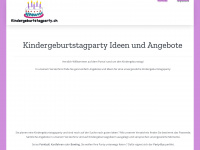 kindergeburtstagparty.ch Webseite Vorschau