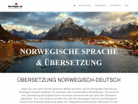 norsktysk.de Webseite Vorschau