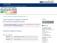 eurocarto2020.org Webseite Vorschau
