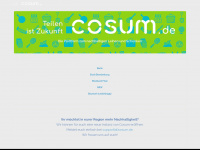 cosum.de Webseite Vorschau