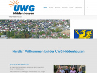 uwg-hiddenhausen.com Webseite Vorschau