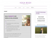 yoga-body.de Webseite Vorschau