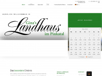 ginas-landhaus.at Webseite Vorschau