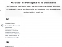 art-i-grafikdesign.de Webseite Vorschau
