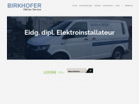 birkhofer-elektroservice.ch Webseite Vorschau