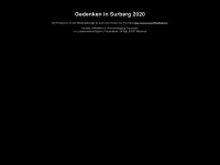 surberg-gedenken-2020.de Webseite Vorschau