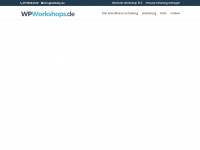 wpworkshops.de Webseite Vorschau