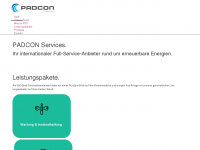 padcon.com Webseite Vorschau