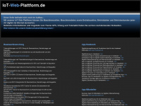 iot-web-plattform.de Webseite Vorschau
