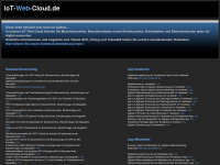 iot-web-cloud.de Webseite Vorschau