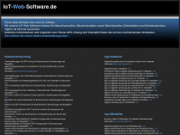 iot-web-software.de Webseite Vorschau