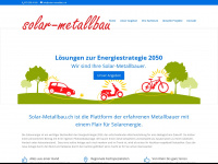 solar-metallbau.ch Webseite Vorschau