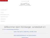 juristenball-nuernberg.de Webseite Vorschau