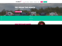 veganuary.com Webseite Vorschau