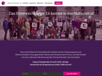 stimmrechtsalter16.ch Webseite Vorschau